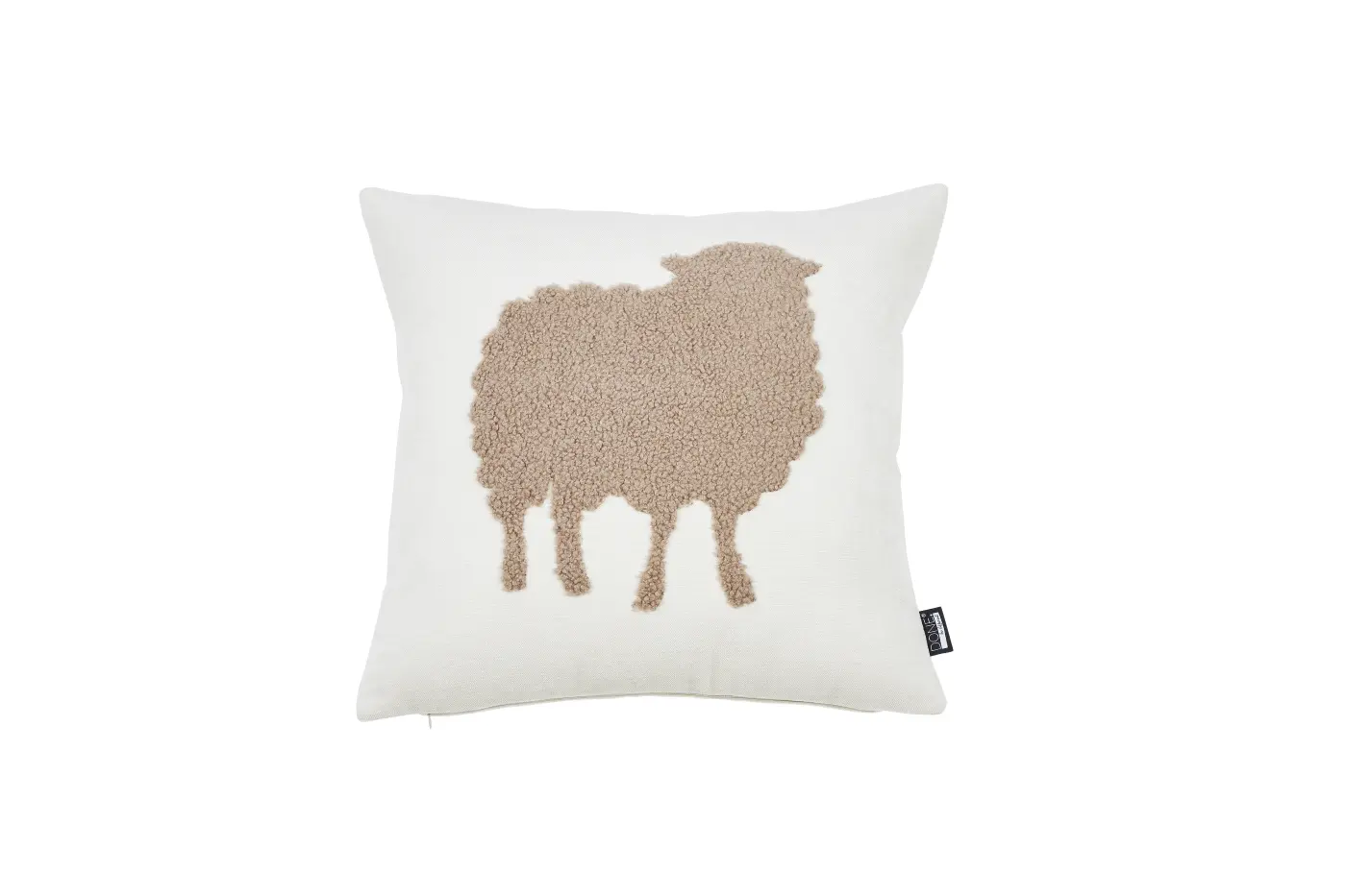 Done. Kissenhülle SHEEP 45x45cm Beige/Deep Taupe