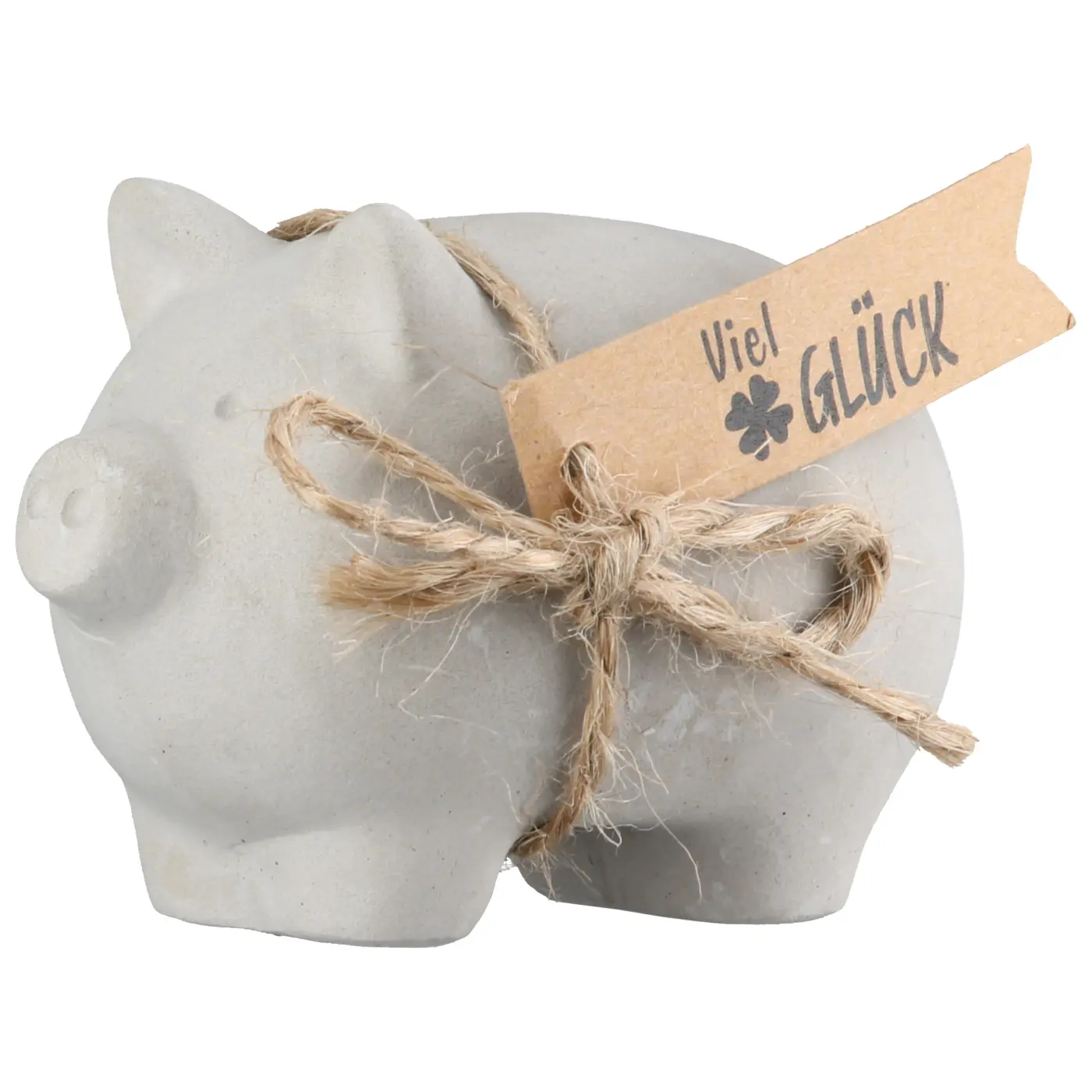 Gilde Figur (klein) Lots of Love grau L 3.5 x B 6.3 x H 4 cm