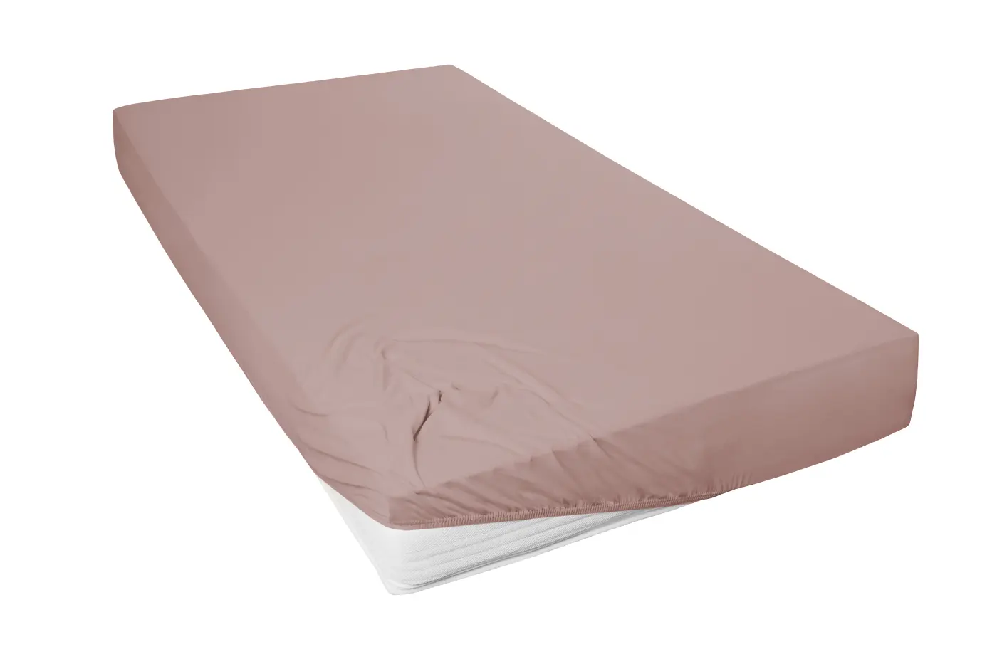 Hahn Mako-Feinjersey-Spannbetttuch nougat 180-200 x 200cm