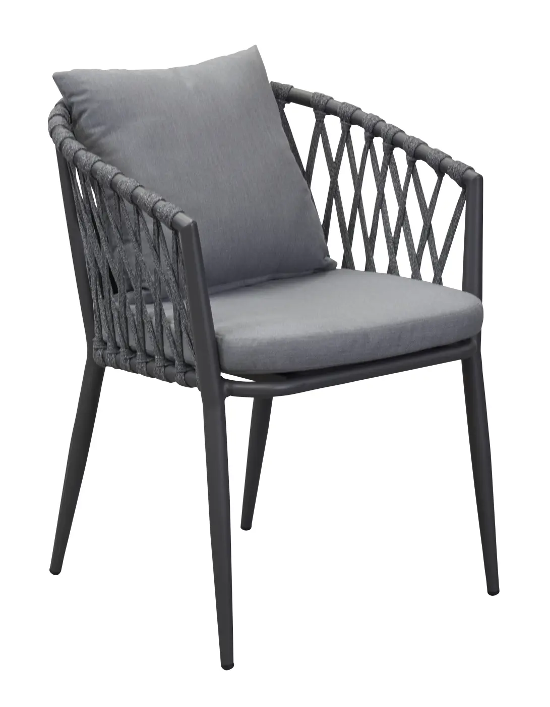 LC Garden Stapelstuhl Serie Sunrepo grau/anthrazit ca.  57 x 87 x 63 cm 