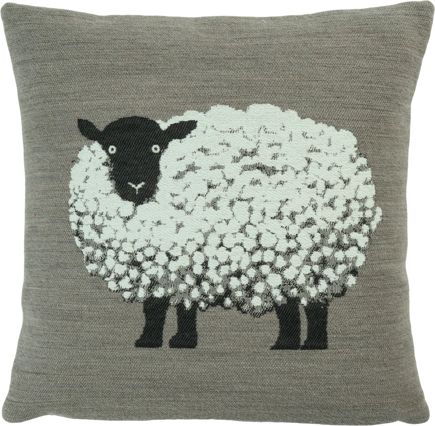 Sander Kissenhülle Fluffy dk.taupe 45x45cm