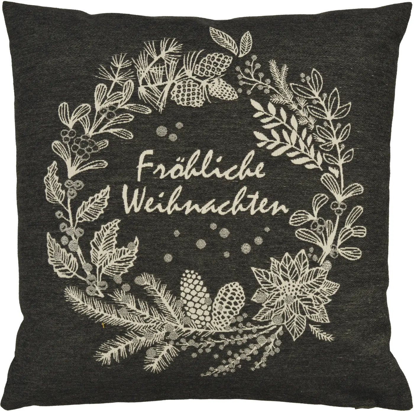 Sander Kissenhülle Buon Natale anthra 45 x 45 cm