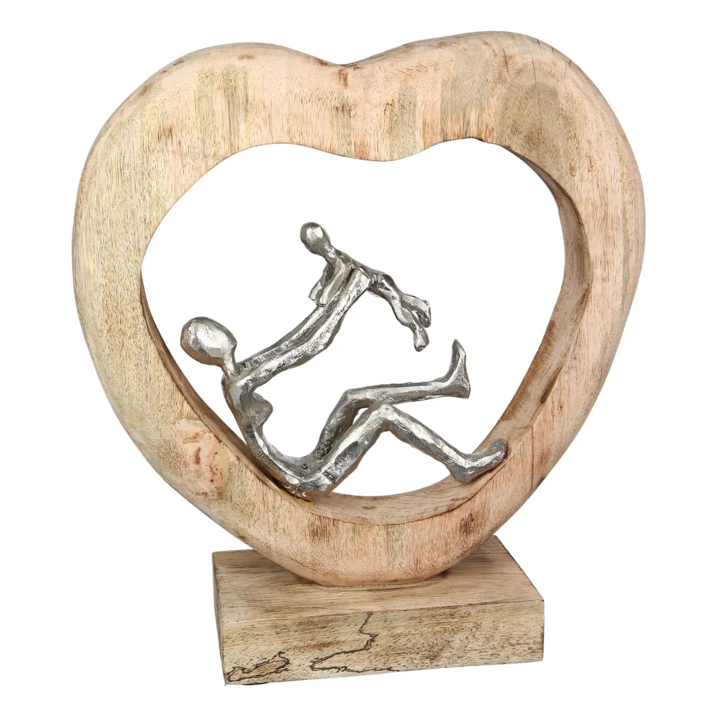 Gilde  Skulptur Kinderliebe Holz/Metall