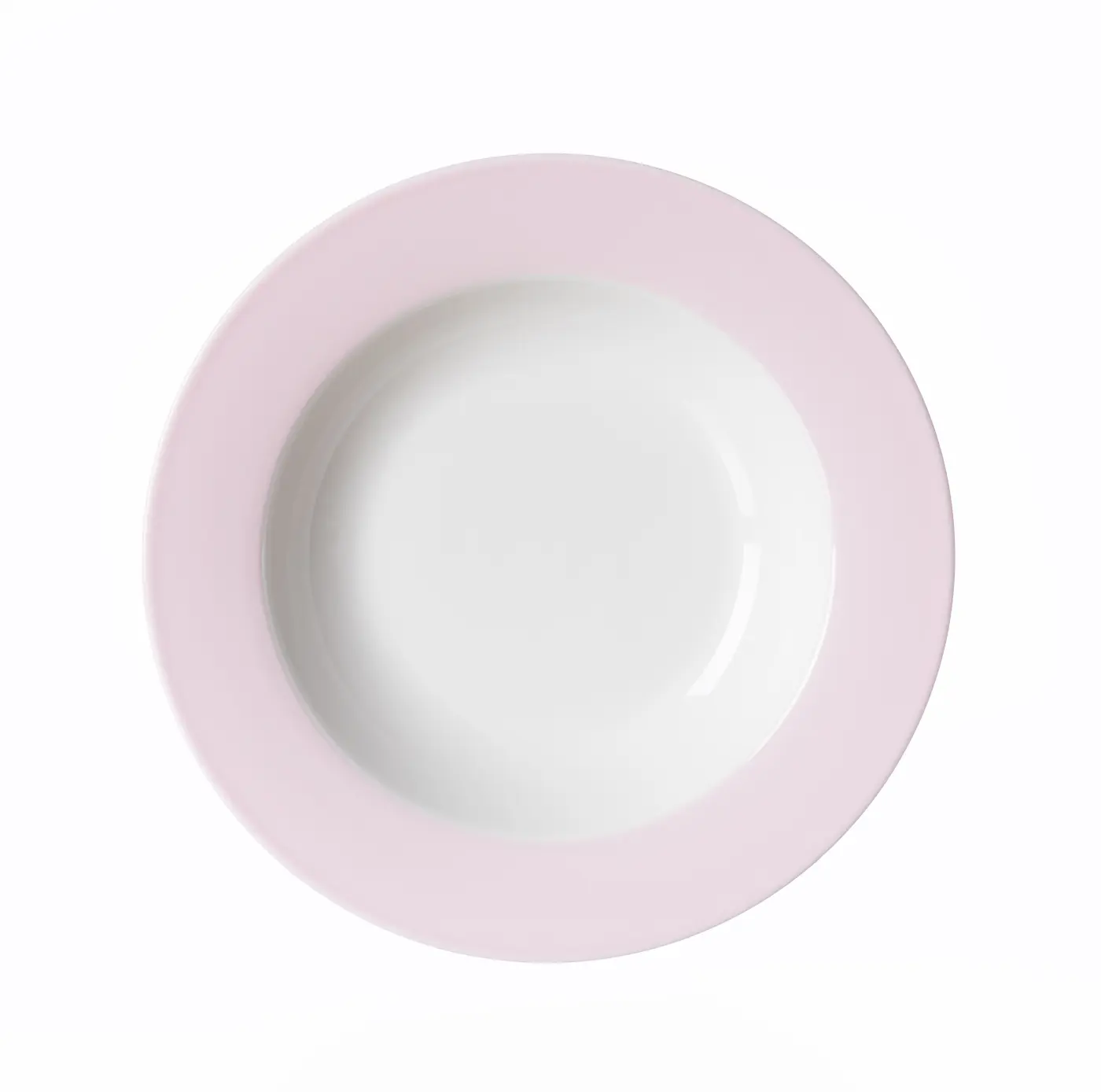 Ritzenhoff & Breker Suppenteller Doppio rose Pastellfarben H / B / T / D ca. 3 x 22 x 22 x 22 cm