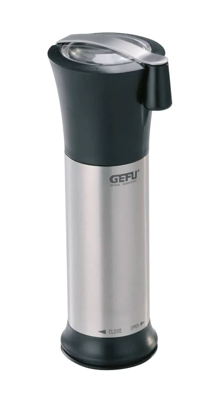 Gefu Muskatmühle MOSCATA Schwarz, silber