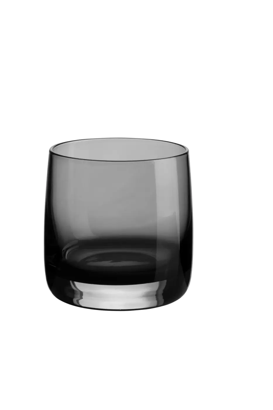 ASA Glas sarabi grau glänzend D. 8 cm, H. 8 cm, 0,2 l.