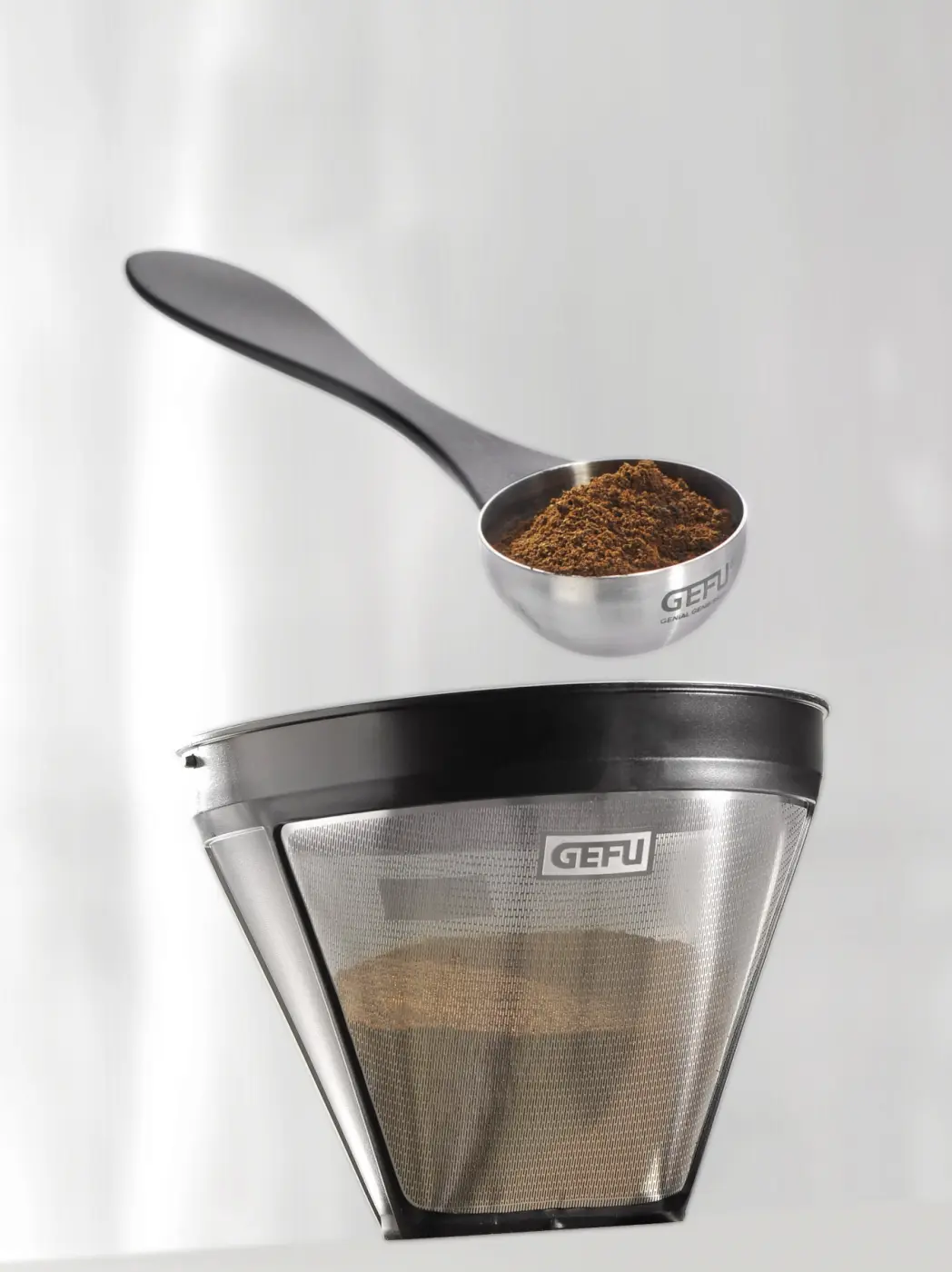 Gefu Kaffeemaß MISURINO Schwarz, silber