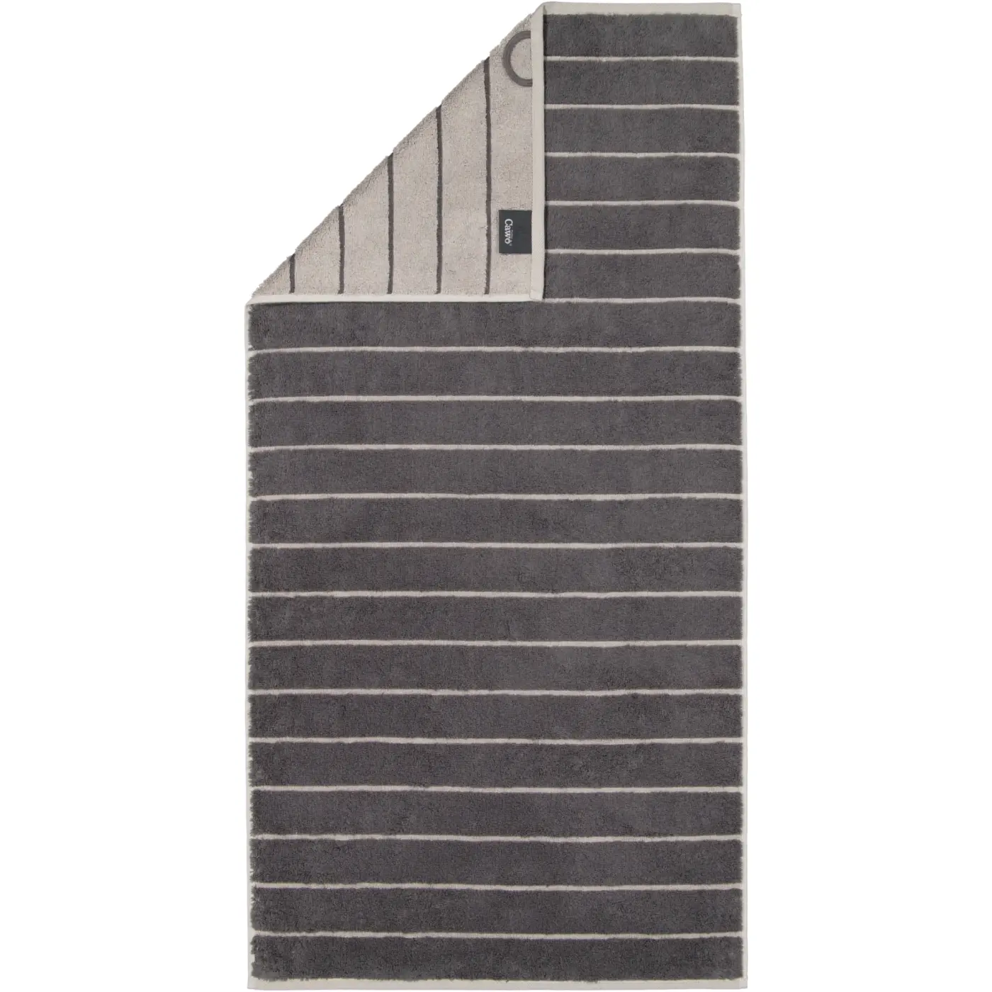 Cawö Duschtuch Balance Doubleface 80 x 150 cm anthrazit