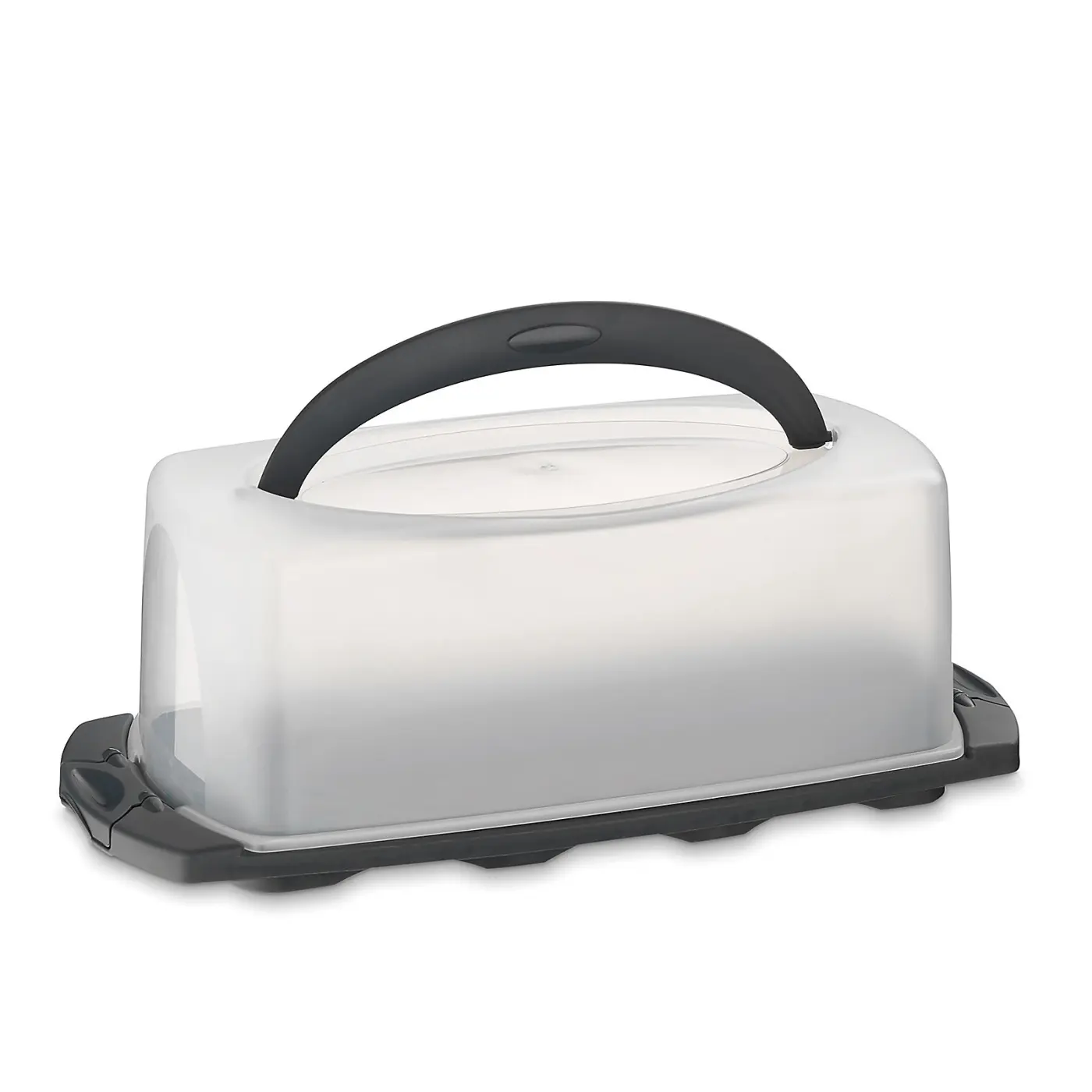 Kela Königskuchenbehälter Deli PP-Kunststoff graphitgrau 40x17x14,5cm