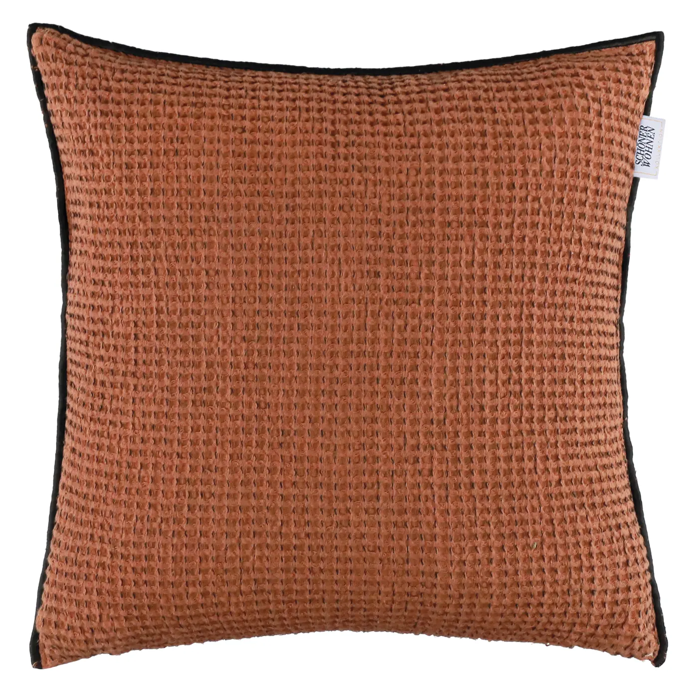 Schöner Wohnen Zierkissenhülle ohne Füllung  Waffelstruktur braun 38x38cm
