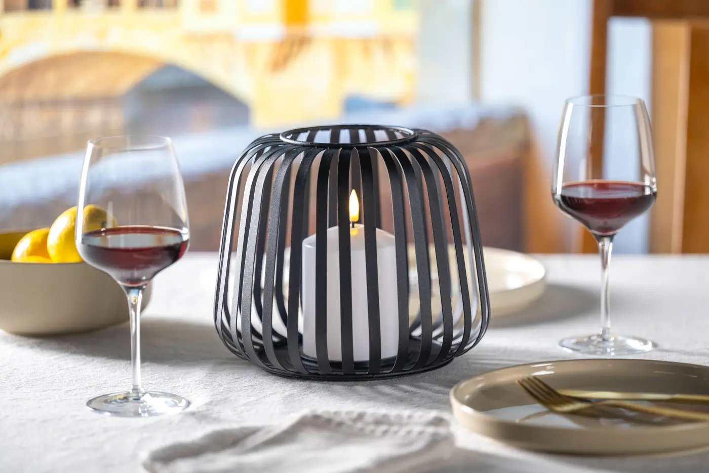 Leonardo Lampe SOLE schwarz 18 cm