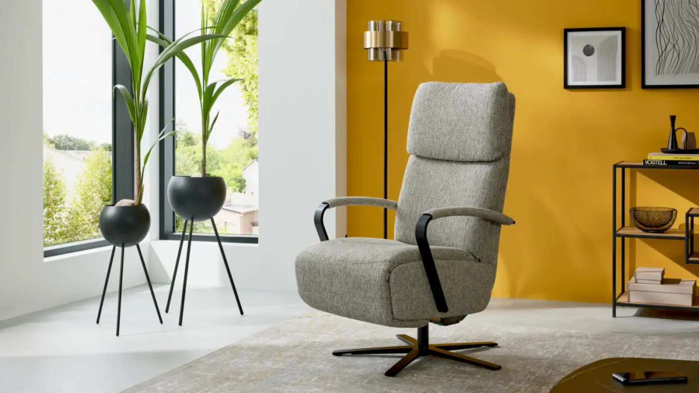Interliving Relaxsessel Serie 4565 hellgrau