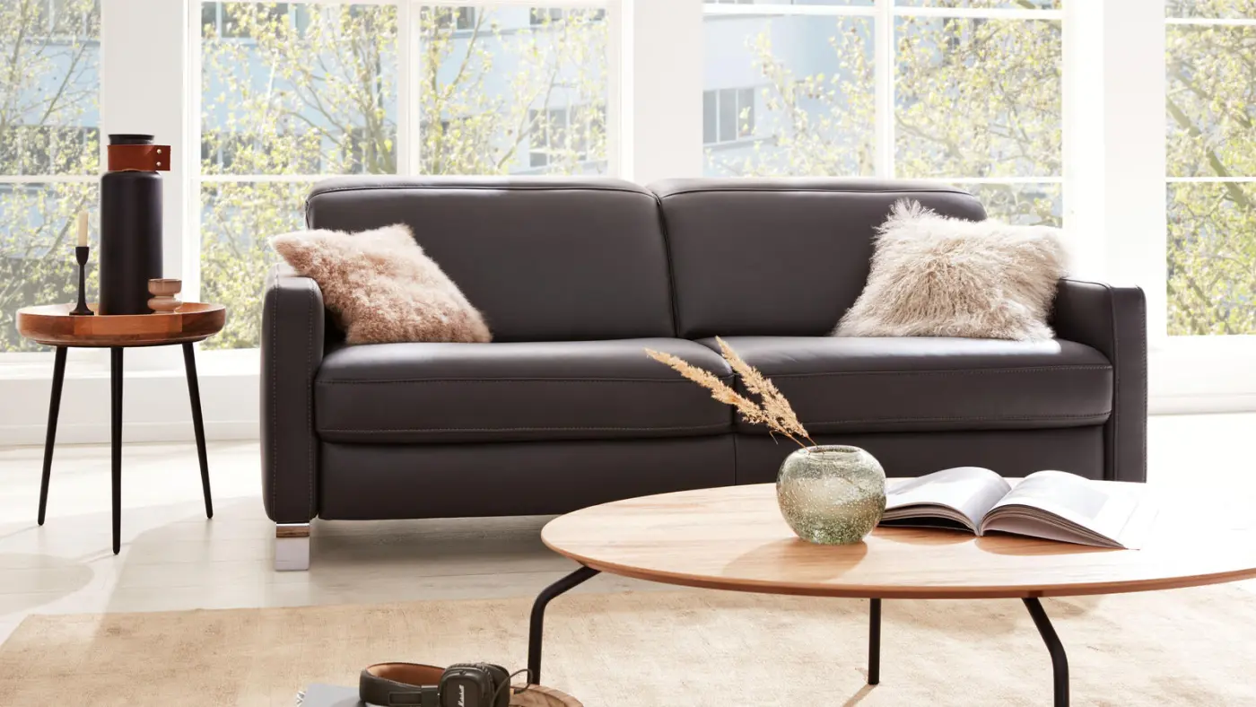 Interliving 3 Sitzer  Serie 4054 anthrazit 206 cm