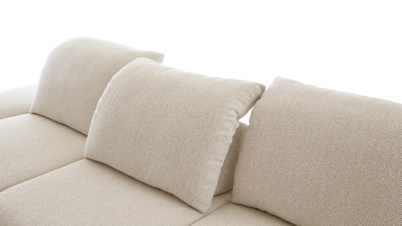 Willi Schillig Wohnlandschaft 15281 - Select Venus Plus mit Funktionen beige ca. 198 x 314 cm