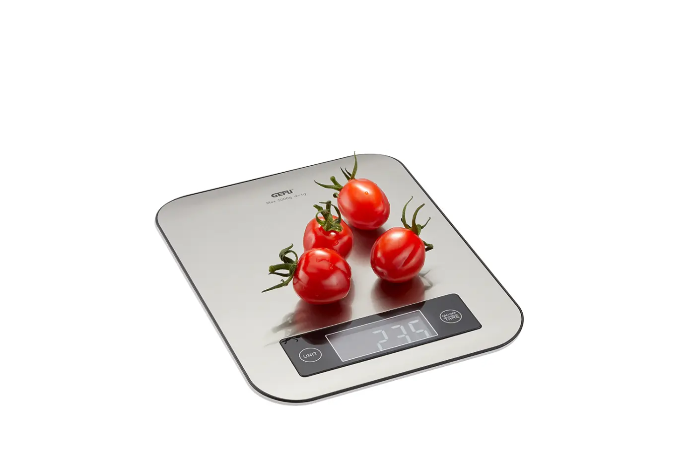 Gefu Bluetooth Küchenwaage SCORE Schwarz, Silber