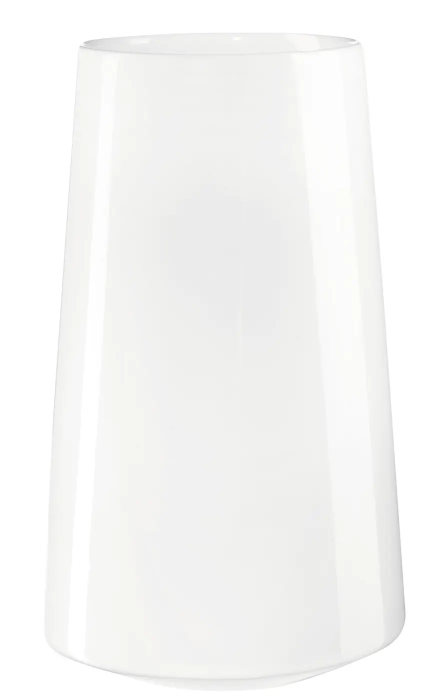 ASA Vase float weiß glänzend D. 10,5 cm, H. 17 cm