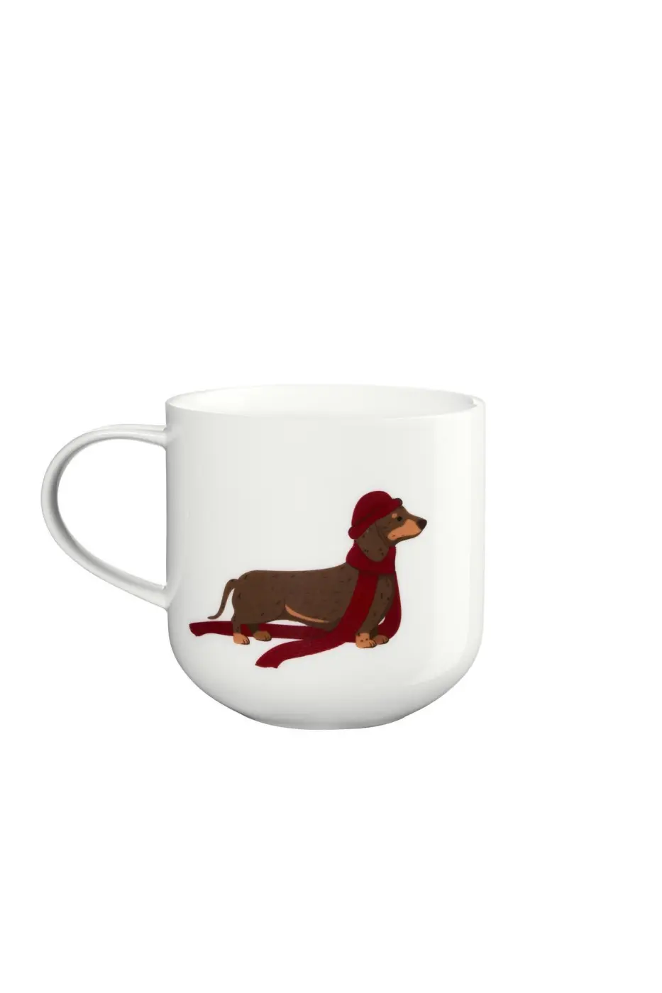 ASA Henkelbecher  xmas Motiv glänzend D. 9,2 cm, H. 9,5 cm, 0,4 l.