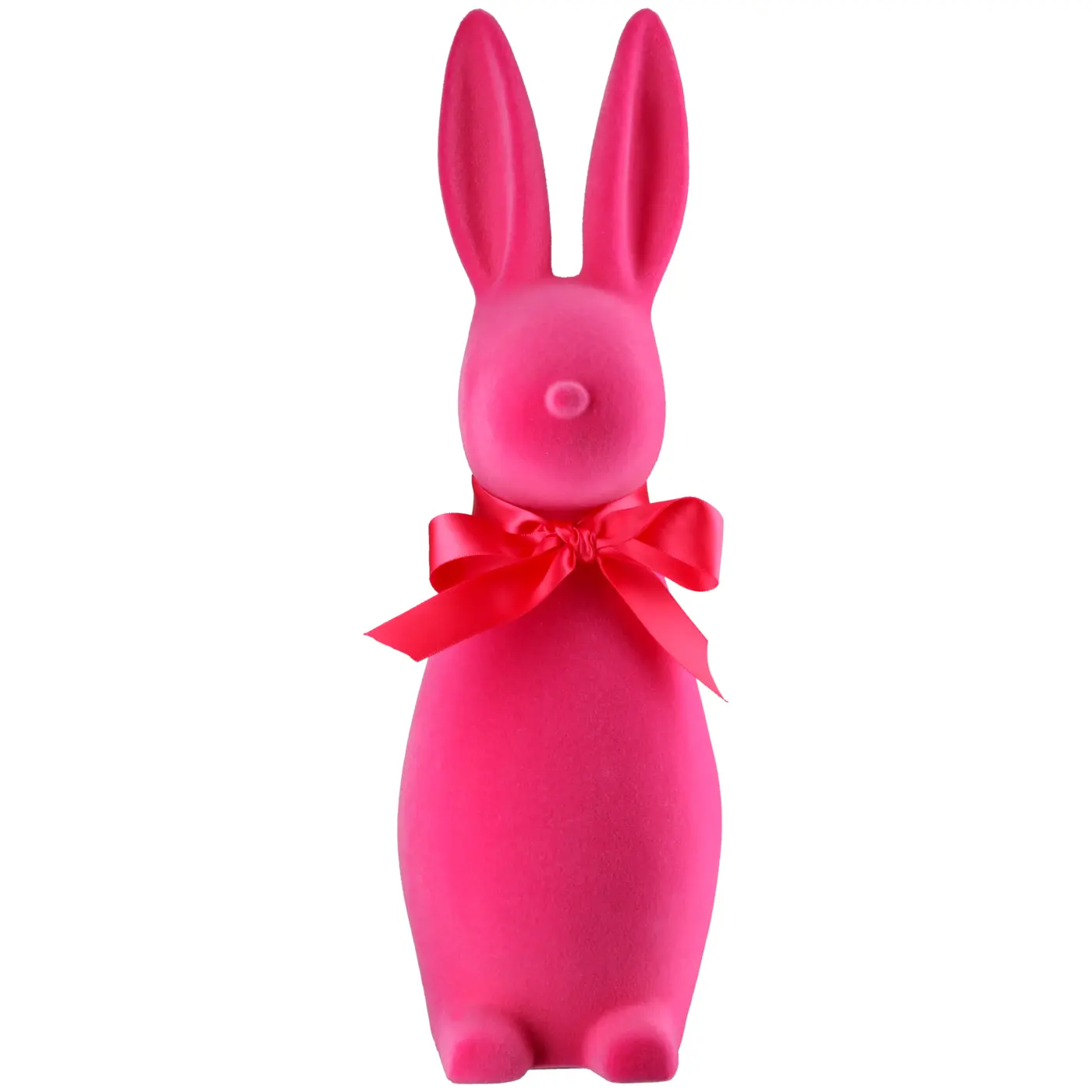 Gilde Figur Hase pink 41 cm Kunststoff
