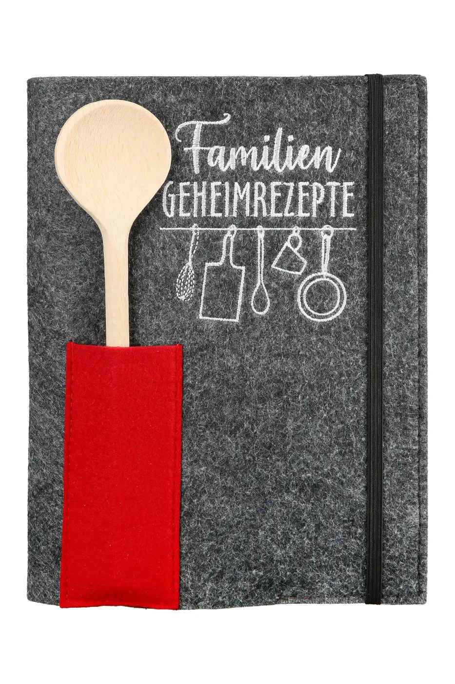 Gilde Kochbuch "Familien Geheimrezepte" mit Kochlöffel