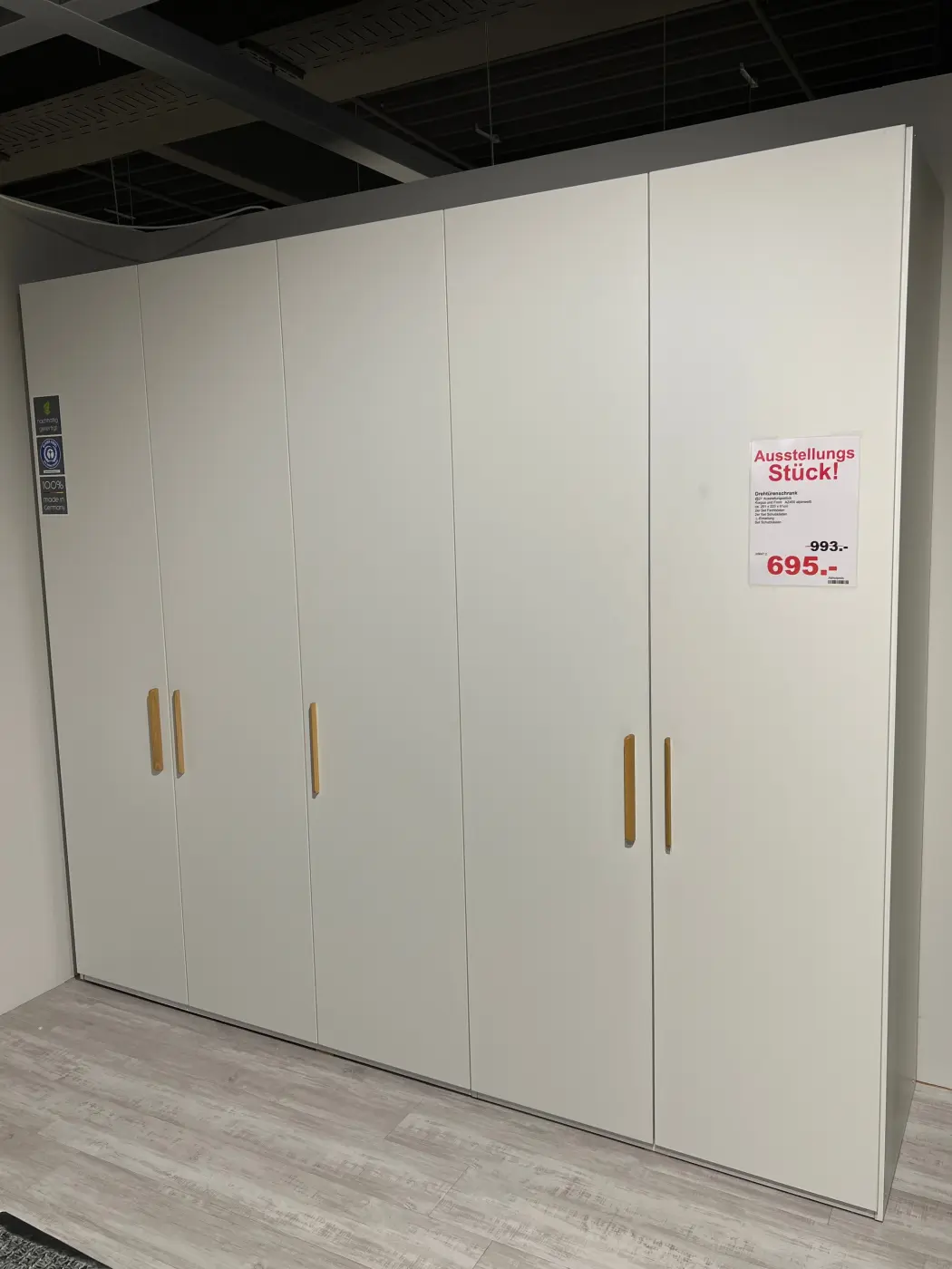 Rauch Drehtürenschrank Serie your Joyce alpinweiß ca. 251 x 223 x 61 cm