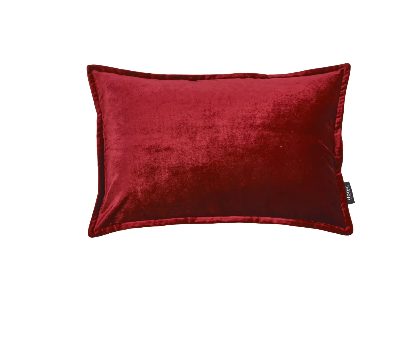 DONE. GLAM Kissenhülle Samt red 40 x 60 cm