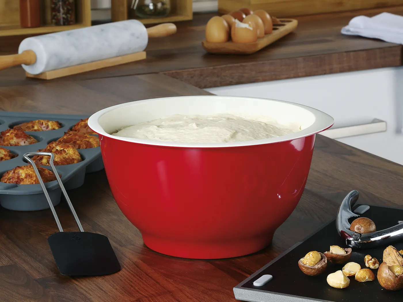 Küchenprofi BAKE - Teigschüssel 3 L, rot