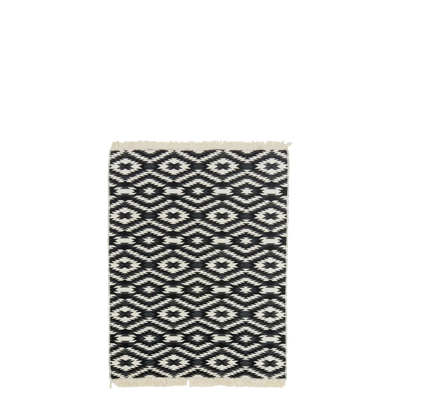 DONE. Teppich rugs Barcelona schwarz/beige 120 x 80 cm