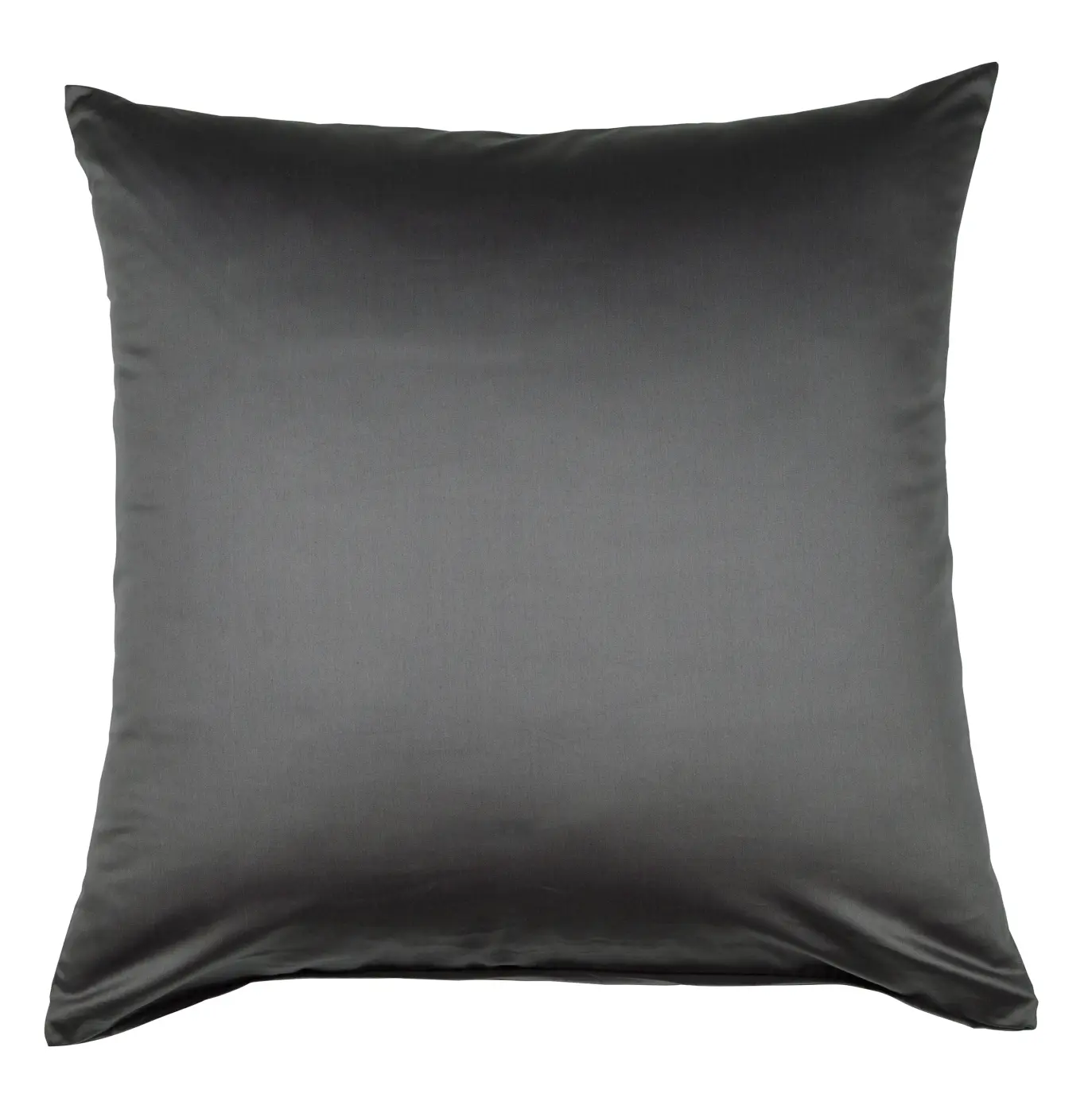 Janine Mako-Satin Kissen Colors titan   80x80 cm