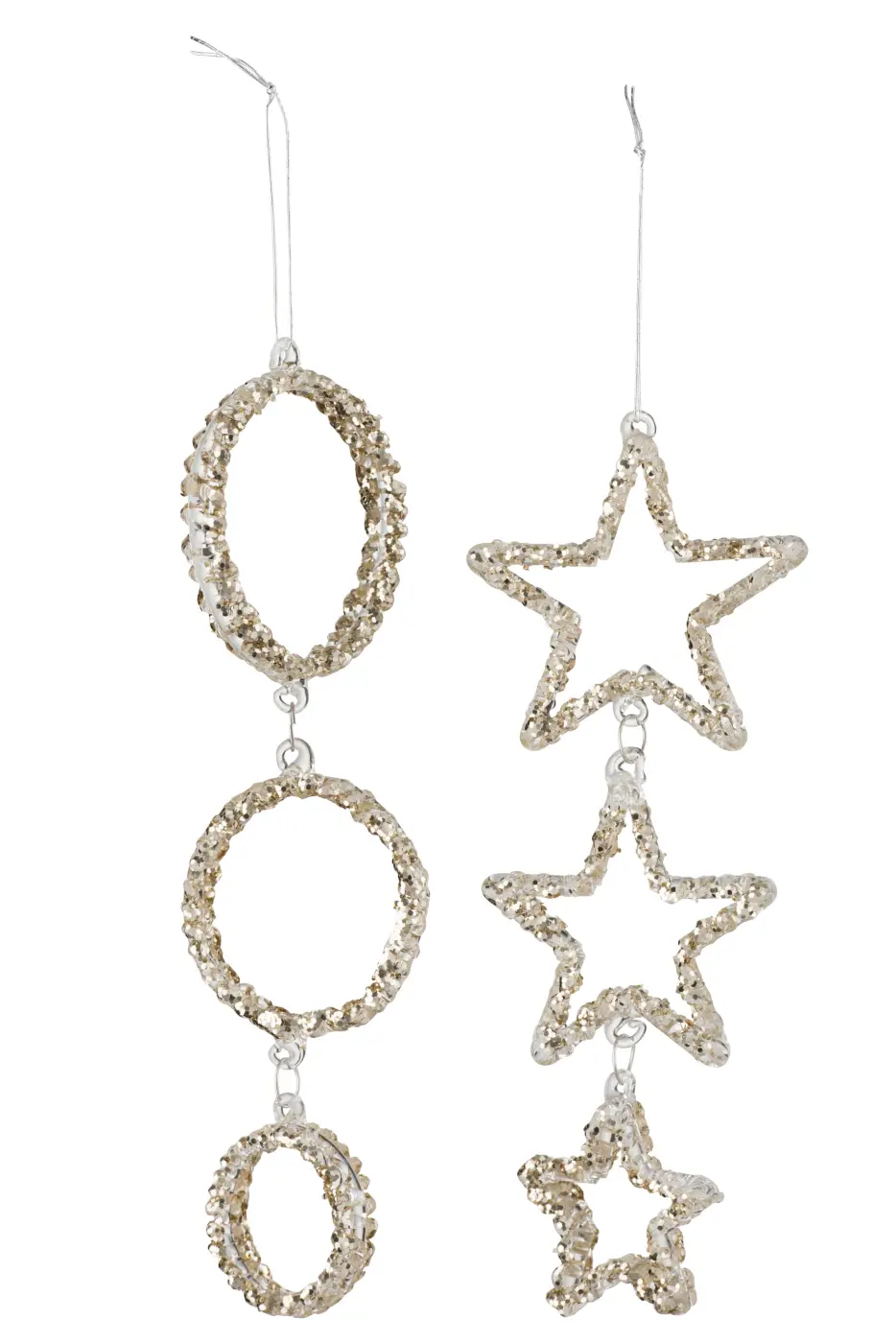 Jolipa Hang Krei/st gl Glit Cham ASS2  23x9x2,5cm