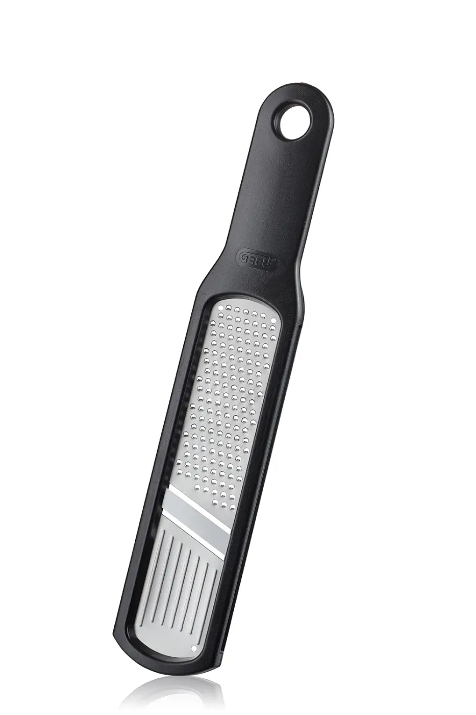 Gefu Knoblauchreibe/-Hobel RAFINO Schwarz, silber