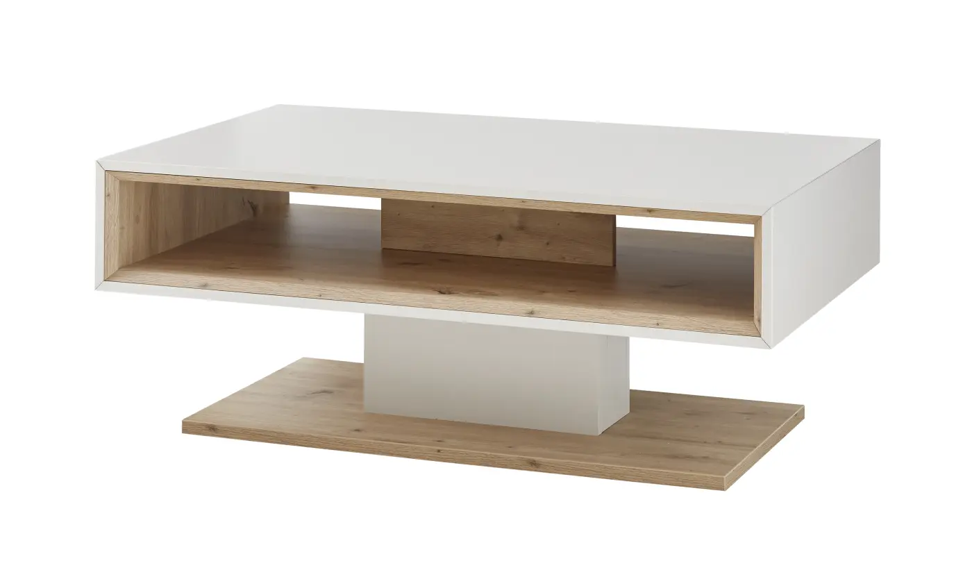 Ideal  Couchtisch Coruna Kaschmir/Eiche Artisan ca.110 x 45 x 65 cm