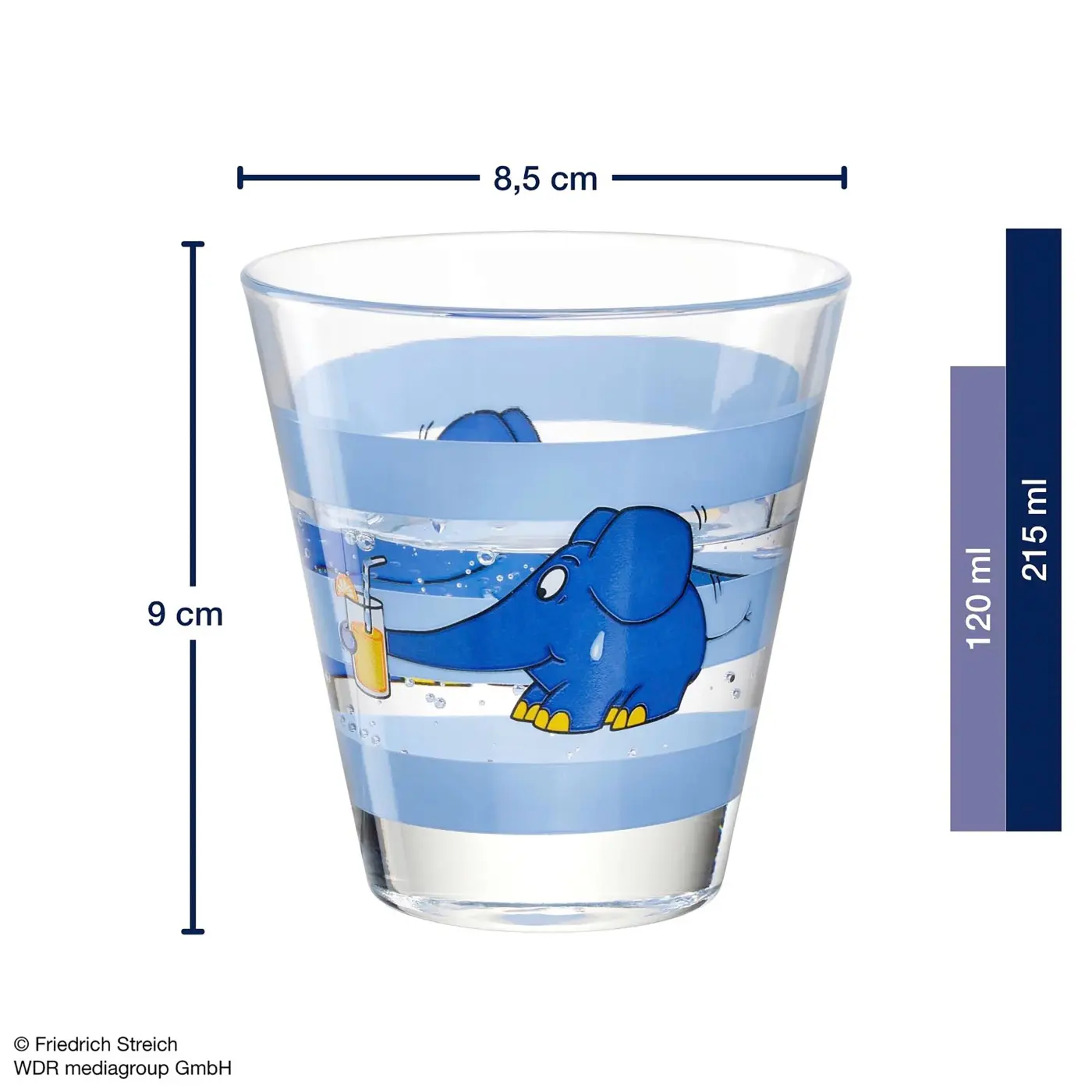 Leonardo Saftbecher BAMBINI mehrfarbig 120 ml 9 cm