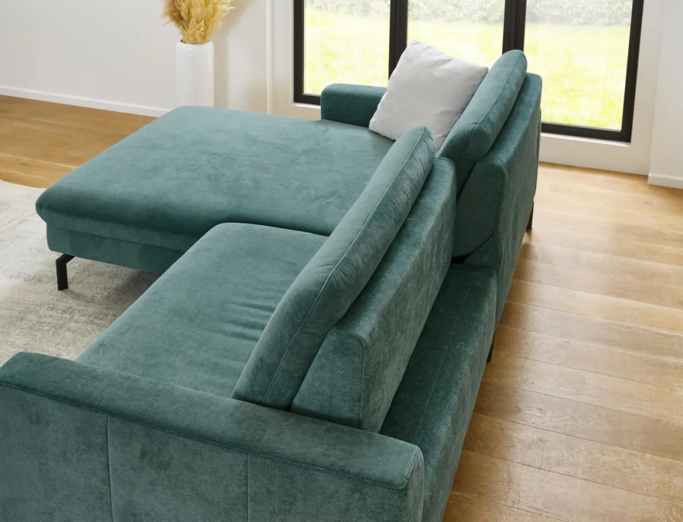 Zehdenik Polstergruppe MM-ZE1126 mit Funktion türkis ca. 248 x 179 cm