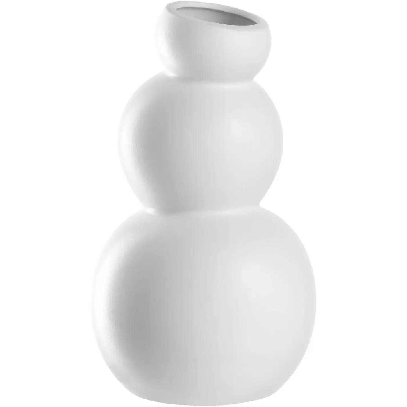 Leonardo Vase SILENZIO Keramik weiß