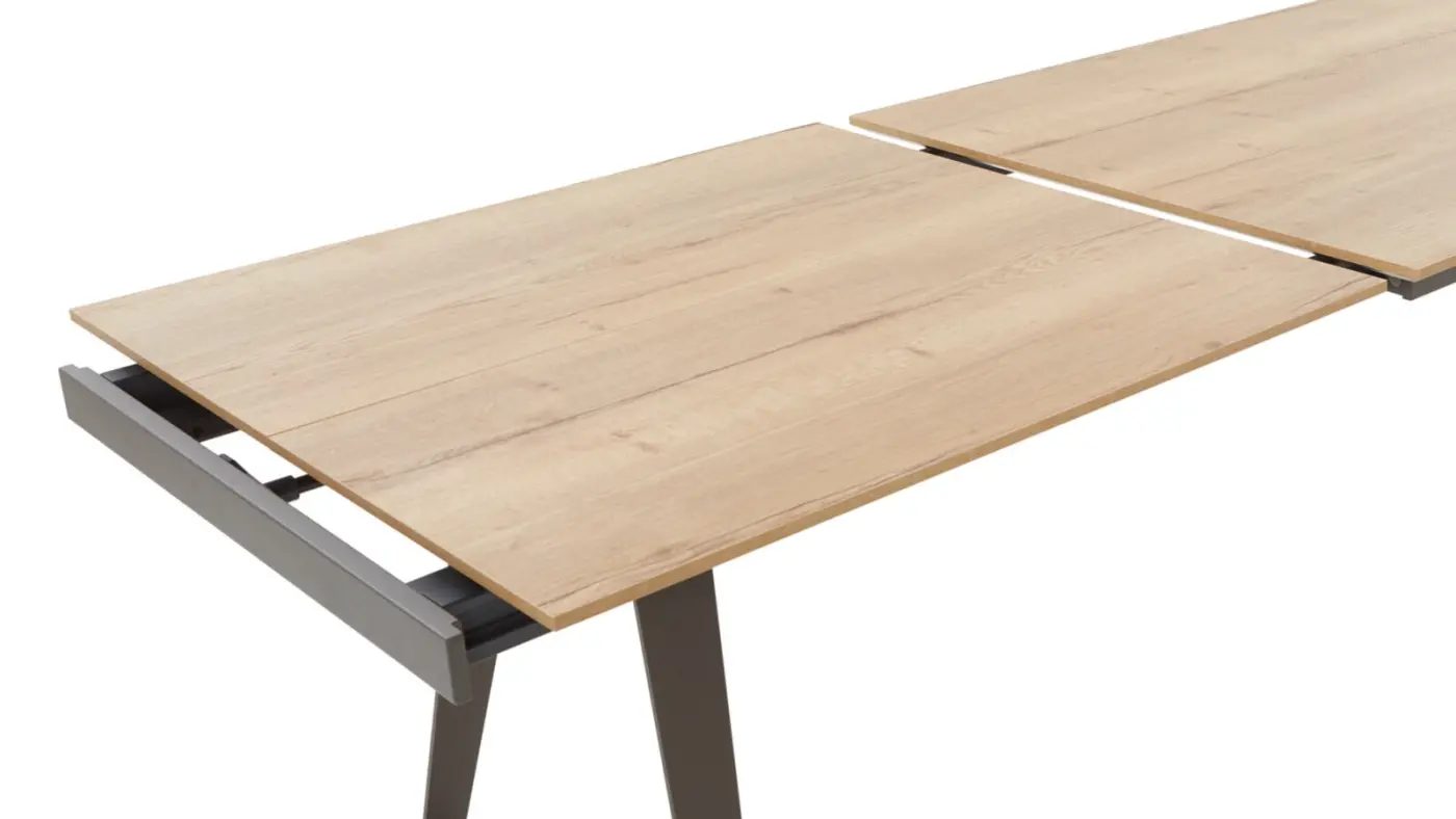 Venjakob Esstisch mit Klappeinlage  ET V37  Eiche goldbraun NB ca. 190 (290) x 100 x 75cm