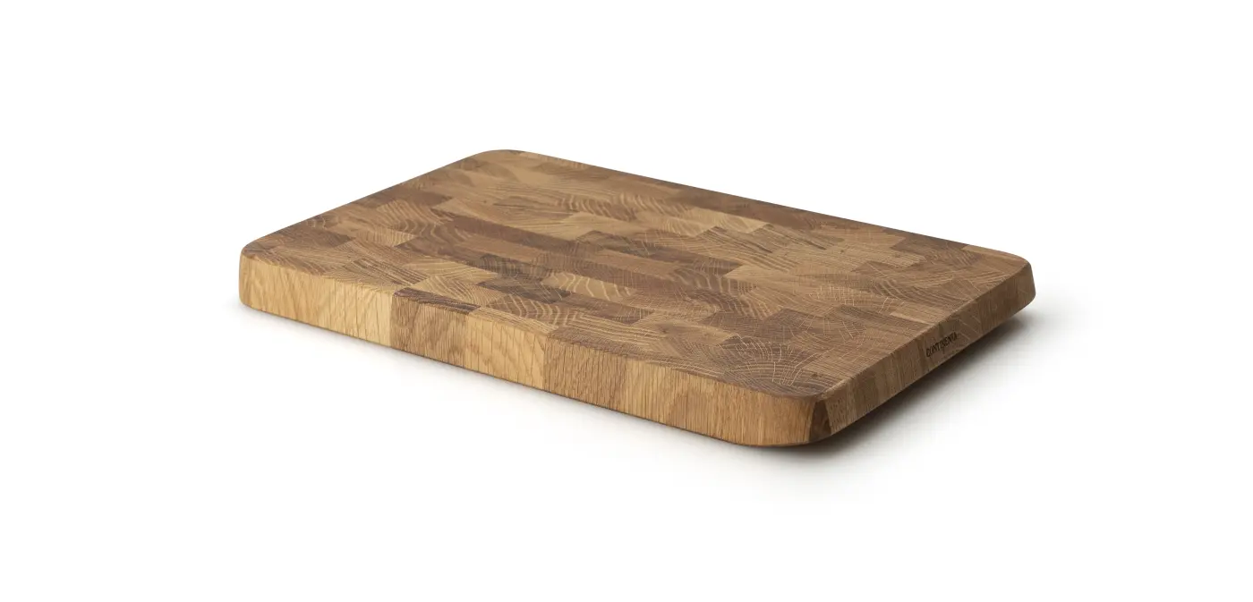 Continenta Schneidebrett Eiche Stirnholz 38x25x3 cm
