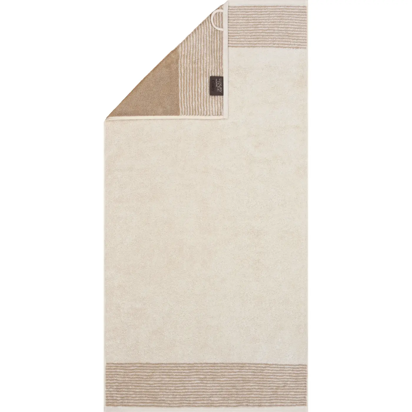 Cawö Handtuch Two-Tone Doubleface natur 50/100 cm