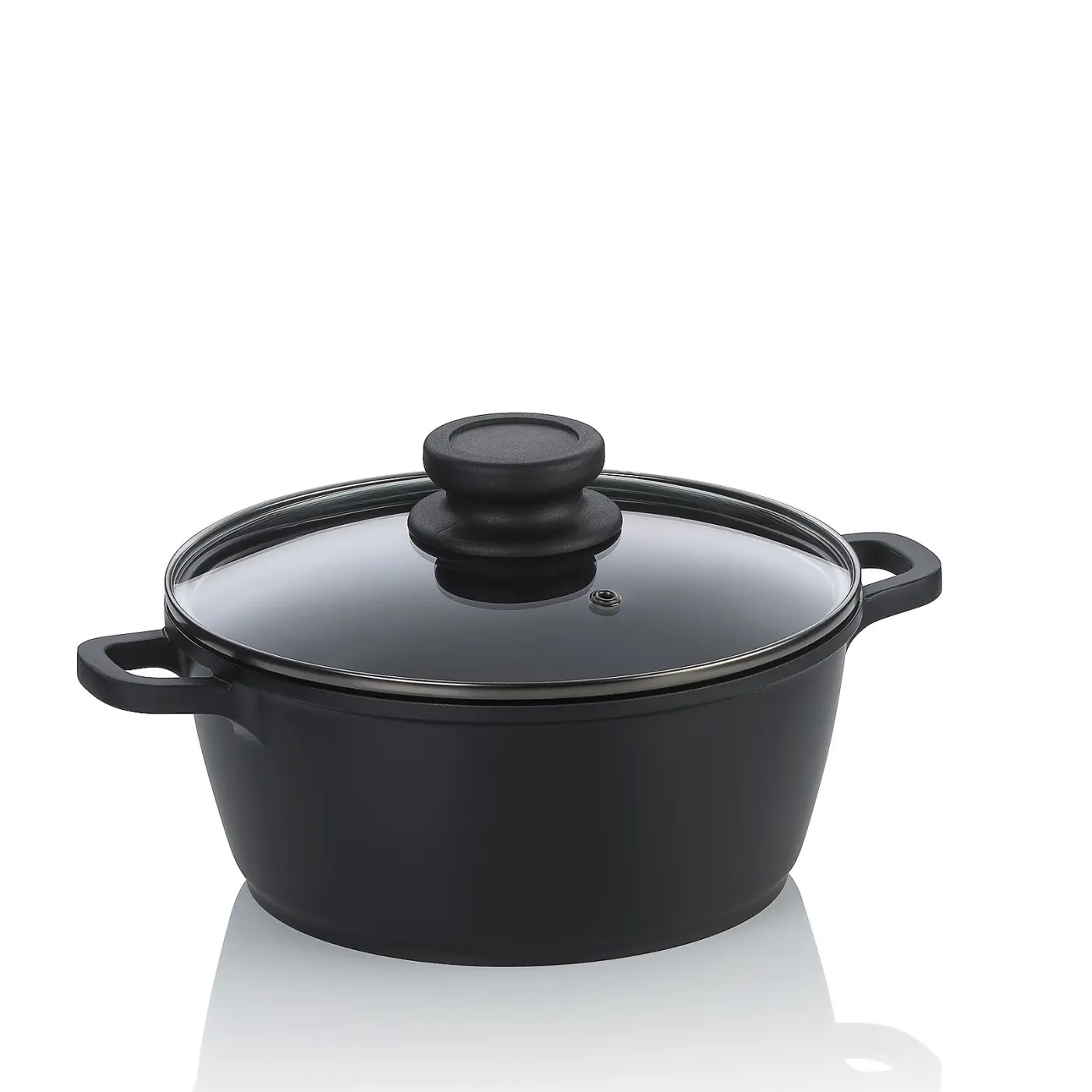 Kela Fleischtopf Atura Aluguss schwarz 9cm 20cmØ 1,7l