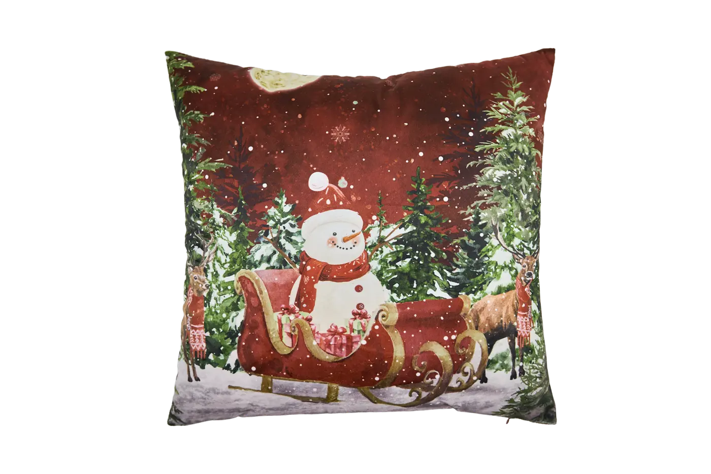 Cosima  Kissenhülle Olaf multi Weihnachtsmotiv