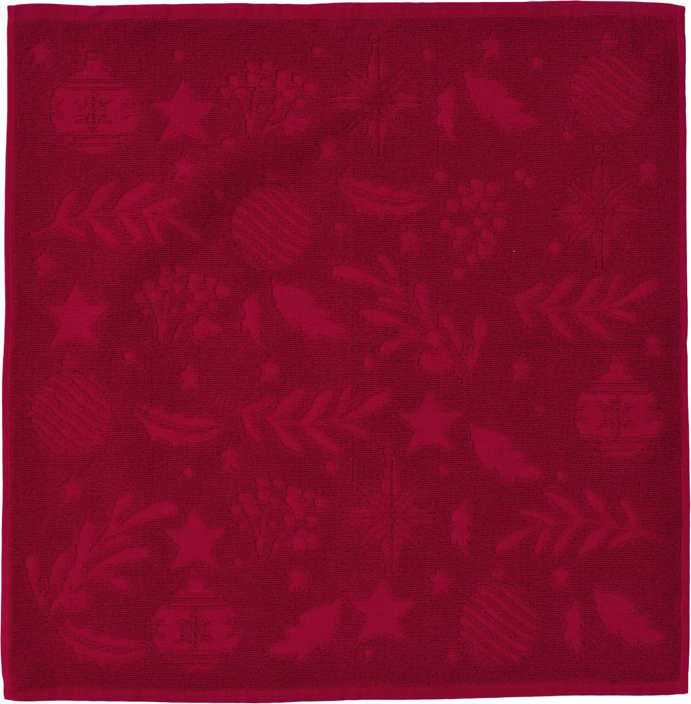 Sander K-Tuch Frottier Chef Tree red 50 x 50 cm