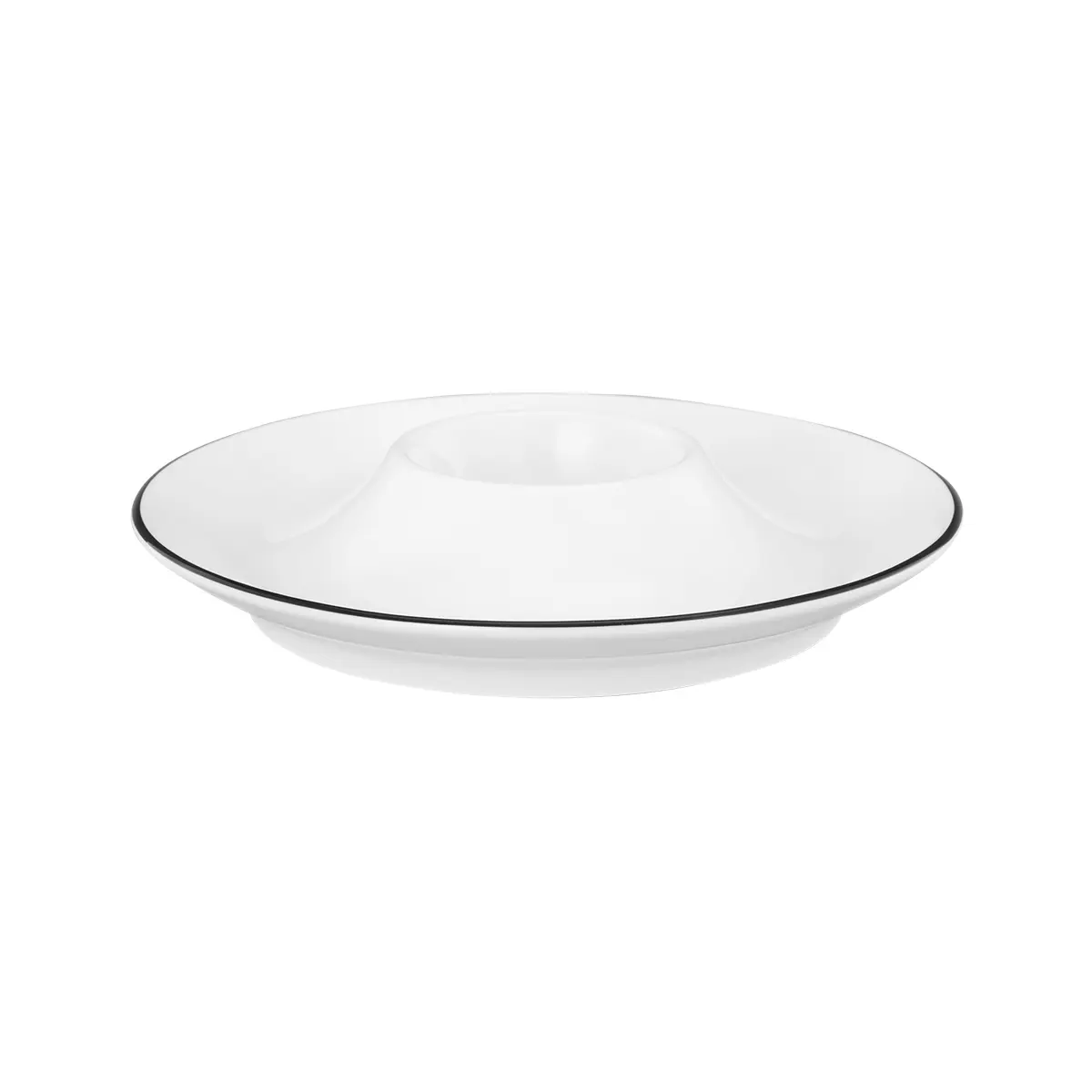 Seltmann Weiden  Eierbecher mit Ablage Lido 10826 Schwarz