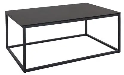 MCA Couchtische Varna Keramik schwarz 100 x 40 x 60cm