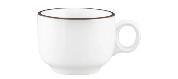 Seltmann Espressoobertasse 0,08 l mit Henkel Sento Home Pure Lines Chocolate Brown