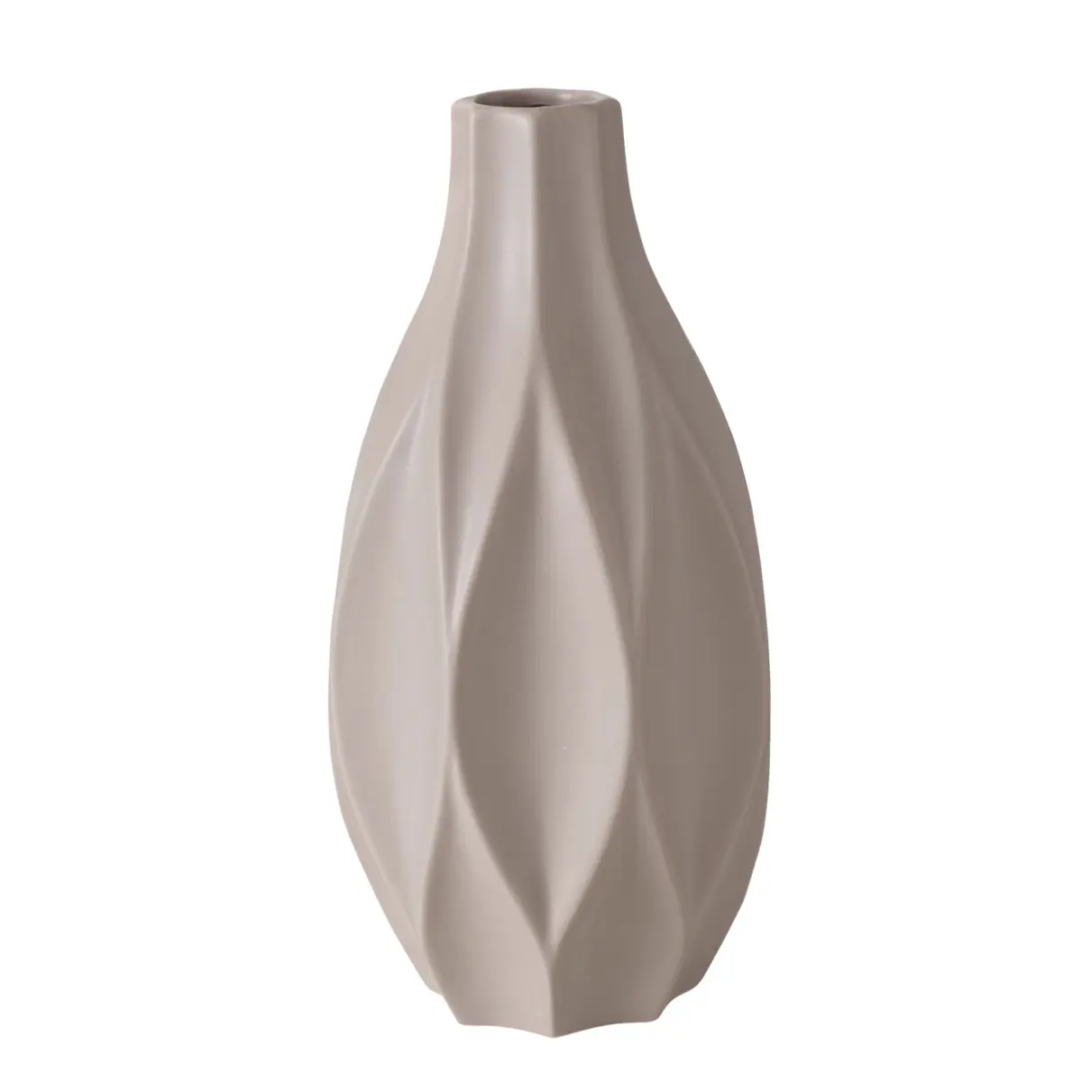 Boltze  Vase Avantika Beige 30 cm hoch