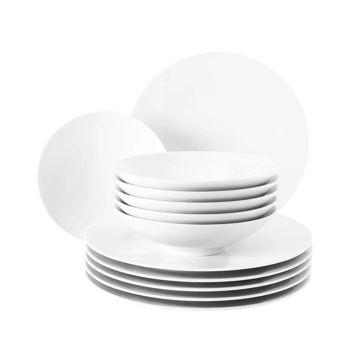 Seltmann Weiden  Tafelservice 12-teilig Life Life 3 Weiß