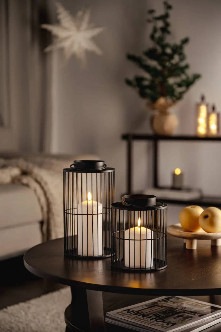 Leonardo LED-Lampe SILENZIO schwarz 26,7 cm