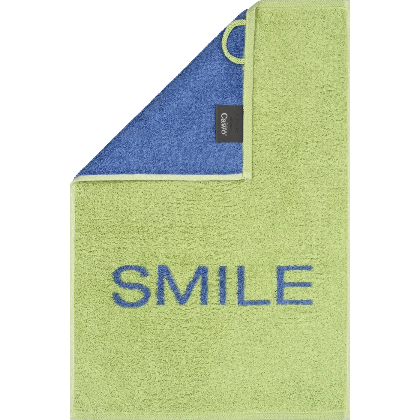 Cawö Postcard Towels Postcards Towels Edition letters SMILE 30/50 cm