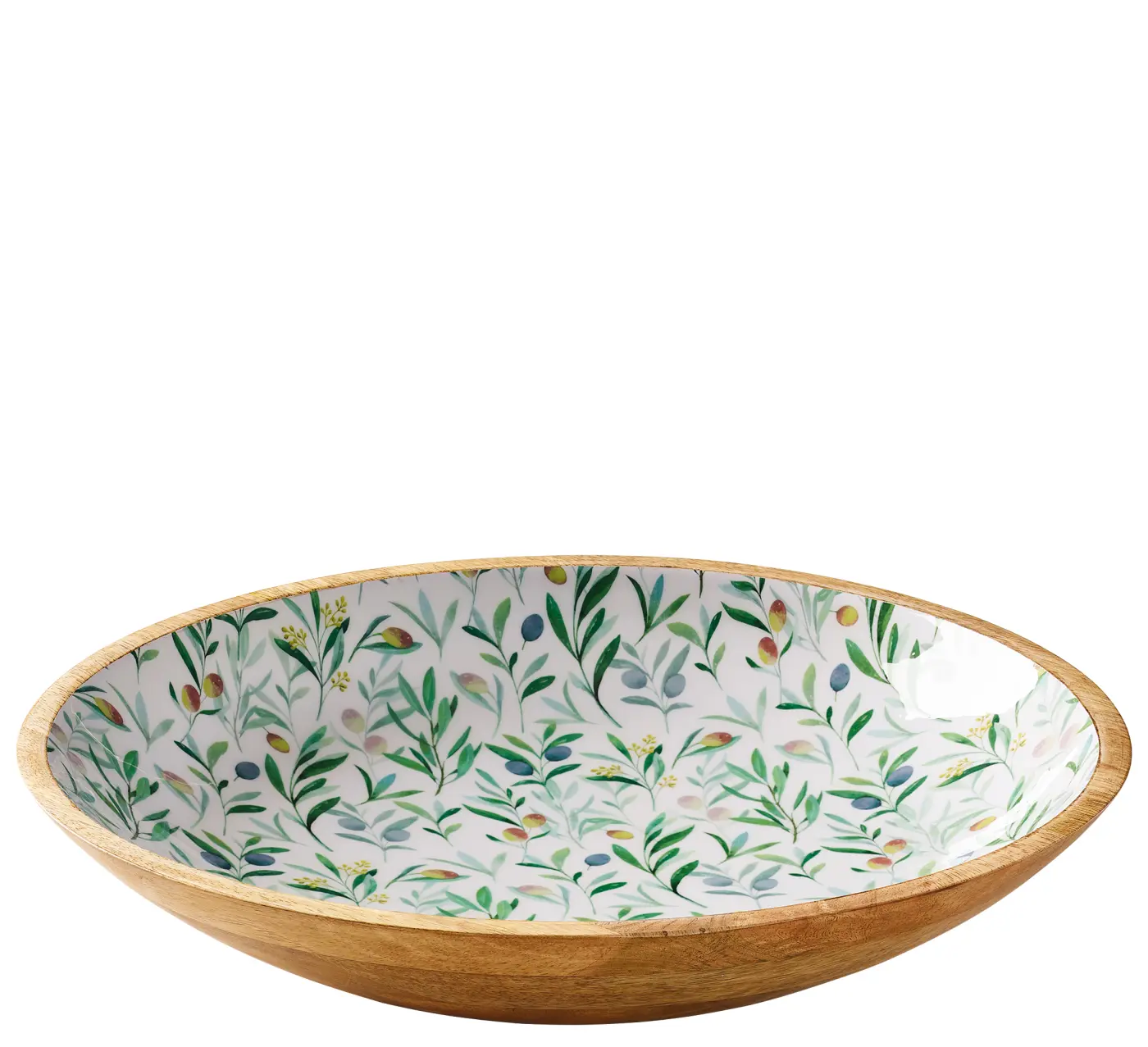 Zassenhaus Schale OLIVE  Mango  Ø 35 cm x 6 cm