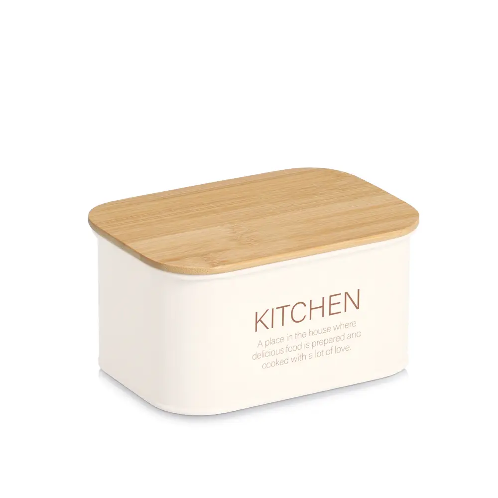 Zeller Vorratsdose m. Bambusdeckel "Kitchen" 1200 ml