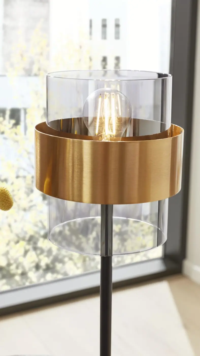 Interliving Tischleuchte IL 9333 Schwarz